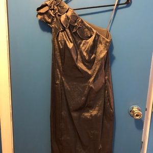 One shoulder cocktail dress